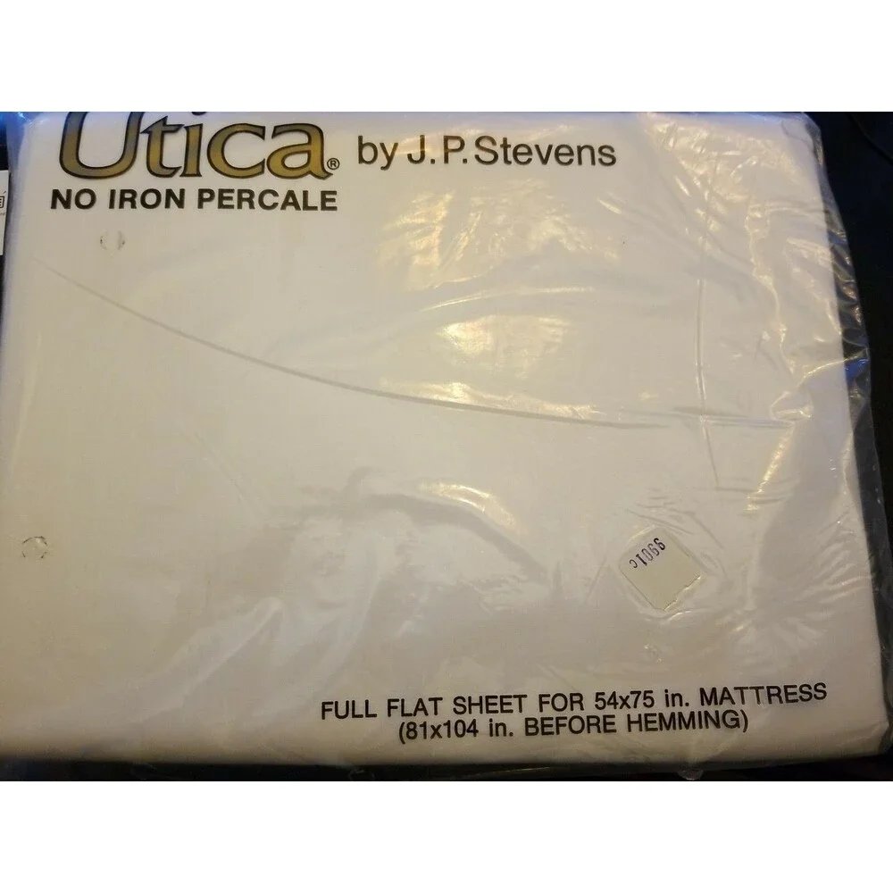UTICA FULL FLAT SHEET White ~NIP~
